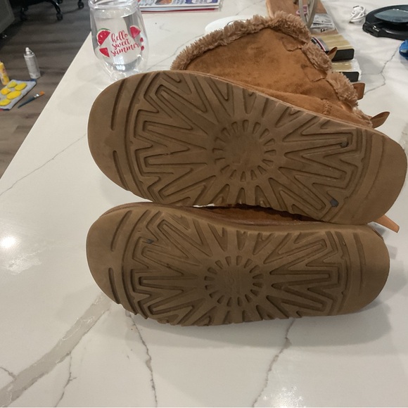 UGG Brown Lace Up Boots - Picture 3 of 4